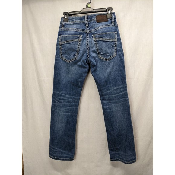 BKE Jeans Men 29S Aiden Bootleg Button Fly Distressed - Picture 3 of 7